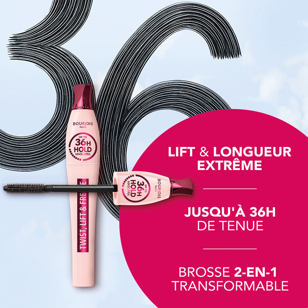 Mascara BOURJOIS TWIST, LIFT & FREEZE 36h 8 ml