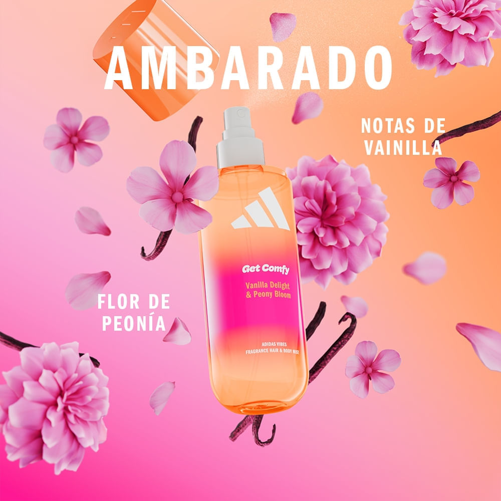 ADIDAS VIBES GET COMFY fragranza brume capelli & corpo 236 ml