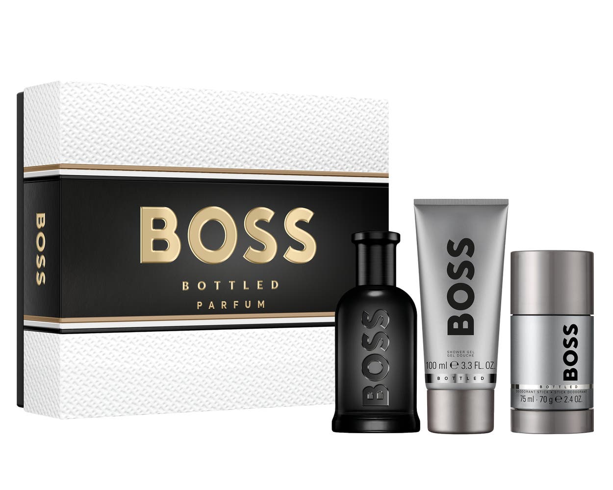 HUGO BOSS-BOSS BOSS BOTTLED PARFUM CASE 3 pcs