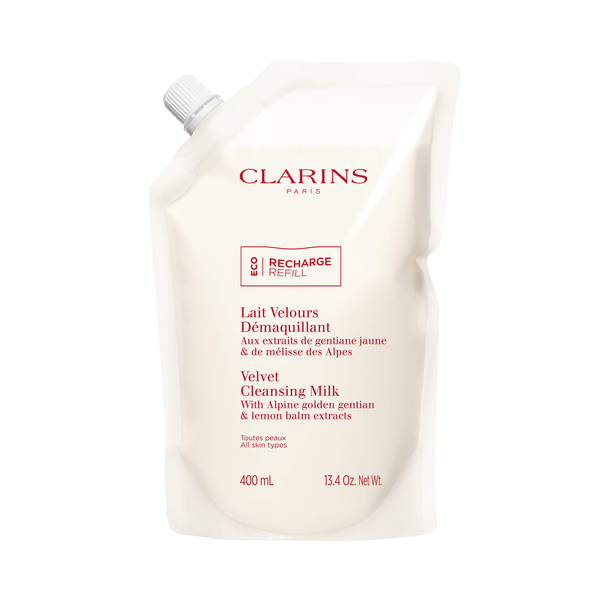 CLARINS ultra-gentle makeup remover MILK recharge 400 ml