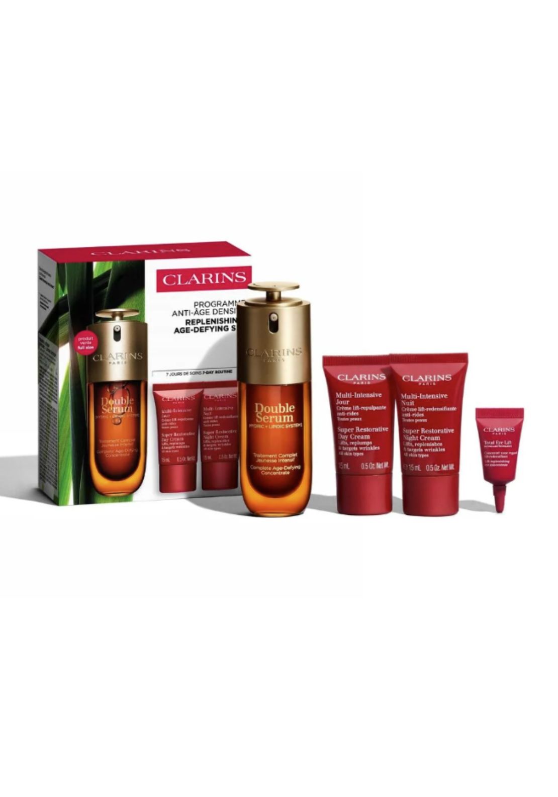 CLARINS DOUBLE SERUM LOT DE 4 pcs