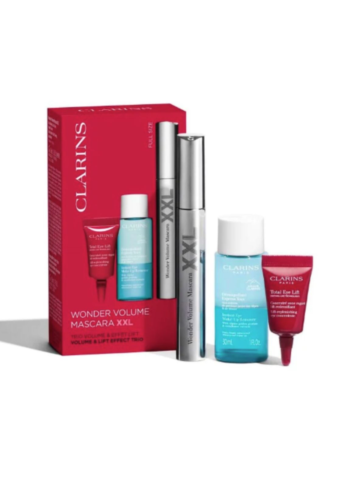 CLARINS WONDER VOLUME XXL MASCARA ÉTUI 3 pces