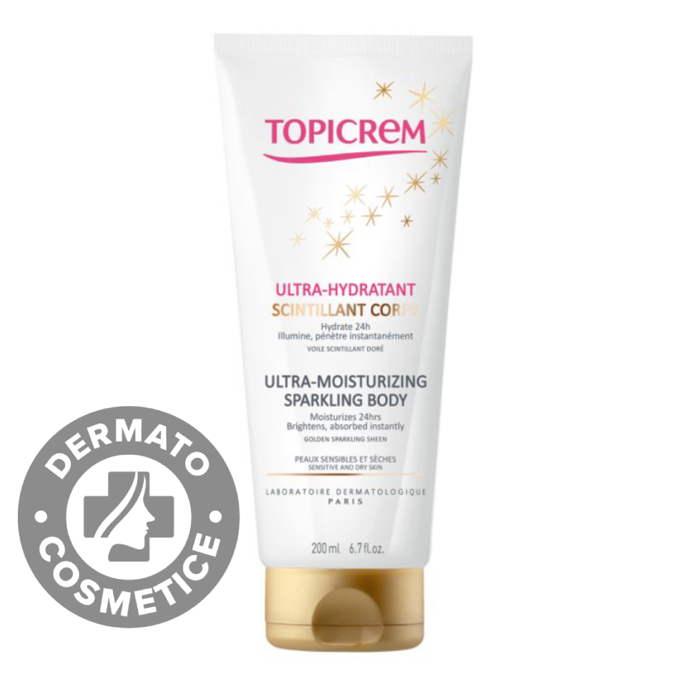 TOPICREM UH latte corpo ultra idratante per pelle luminosa 200 ml