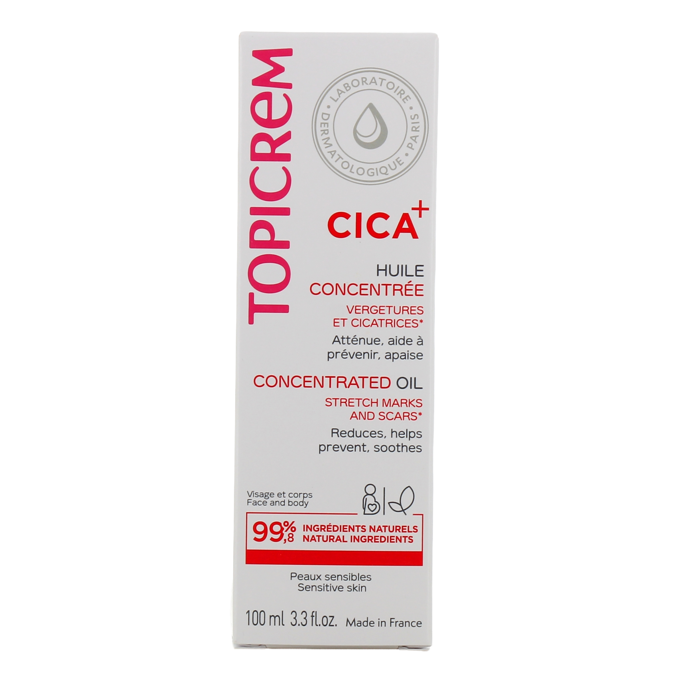 TOPICREM CICA olio cicatrici e smagliature 100 ml
