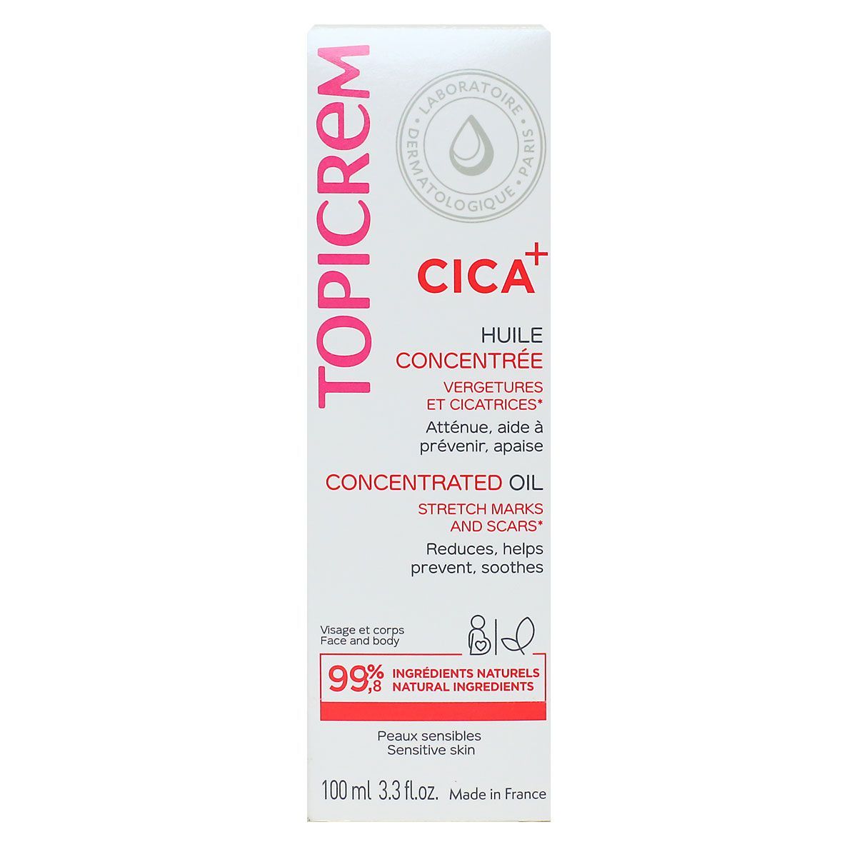 TOPICREM CICA olio cicatrici e smagliature 100 ml