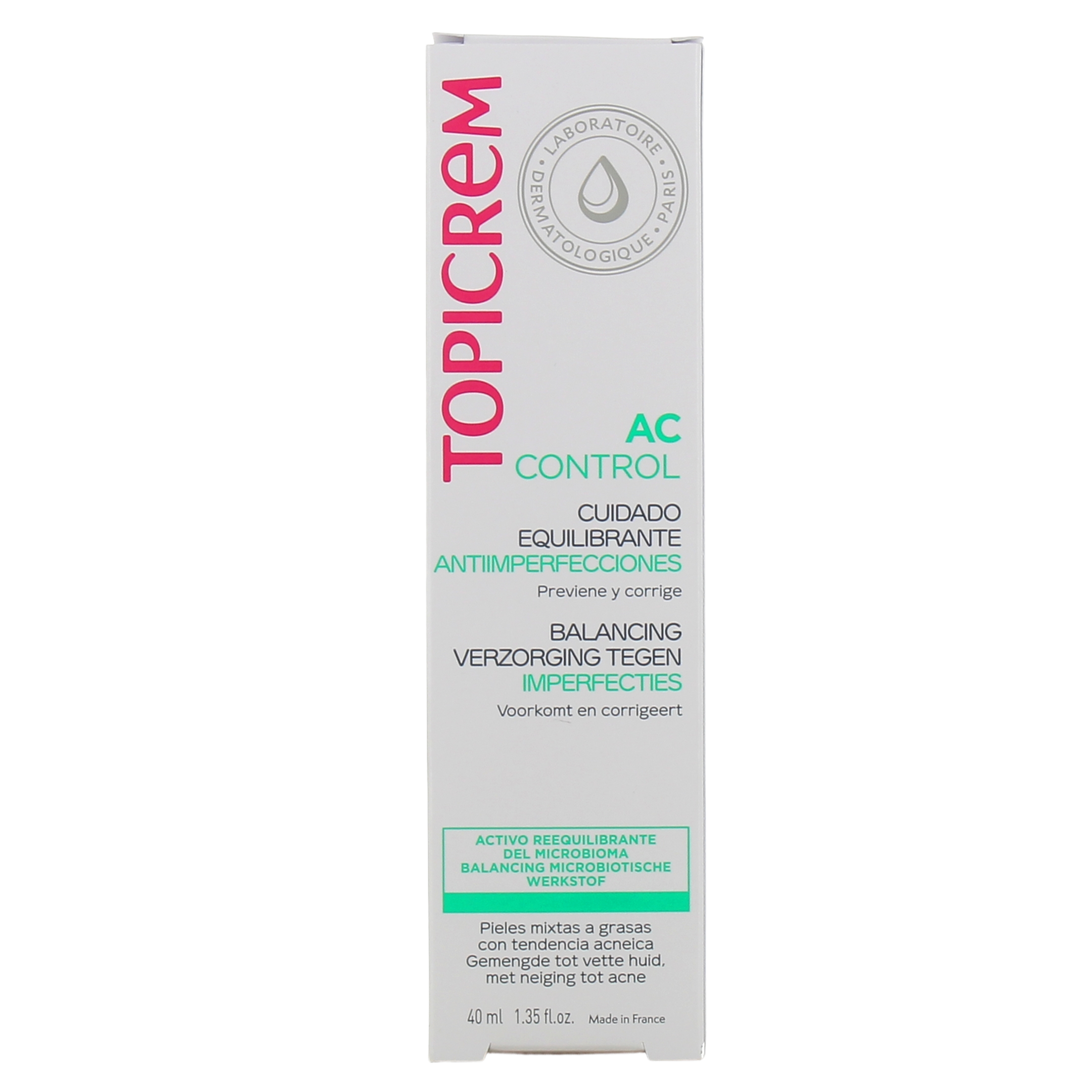 TOPICREM AC CONTROL trattamento riequilibrante 40 ml