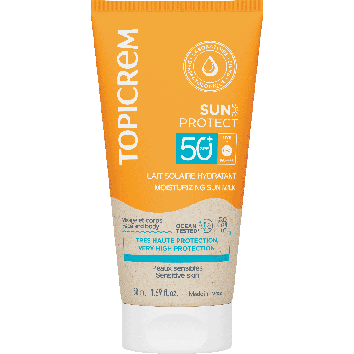 TOPICREM SUN PROTECT latte solare idratante SPF50 50 ml