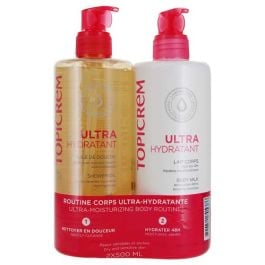 TOPICREM UH LAIT ULTRA HYDRATANT 500 ML + HUILE DE DOUCHE 500 ML PACK 2 pièces