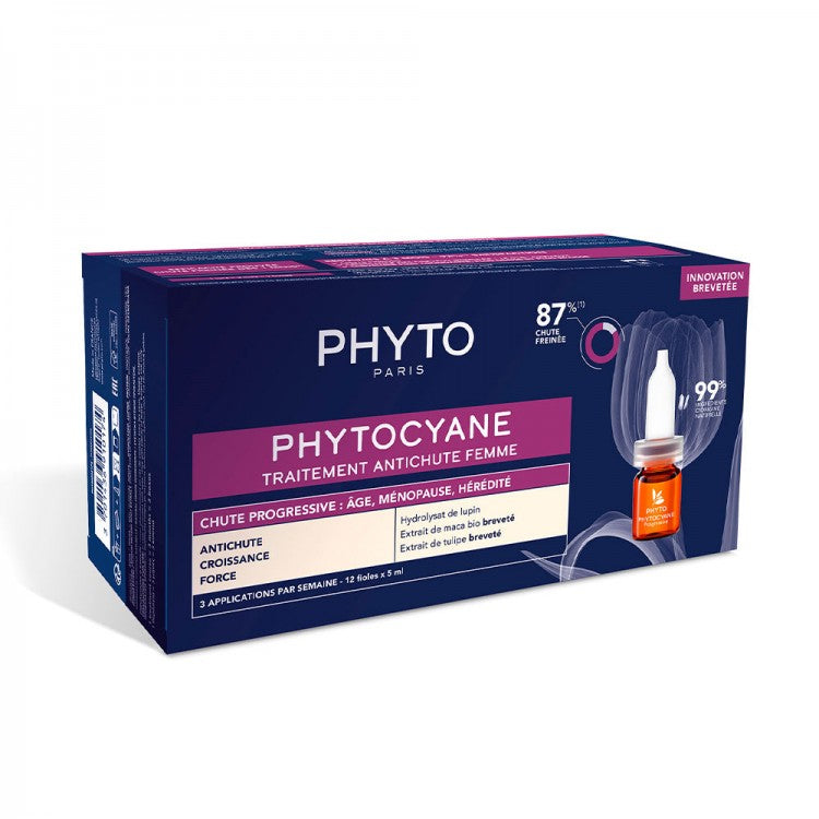 PHYTOCYANE trattamento anticaduta progressivo donna 12 fiale x 5 ml