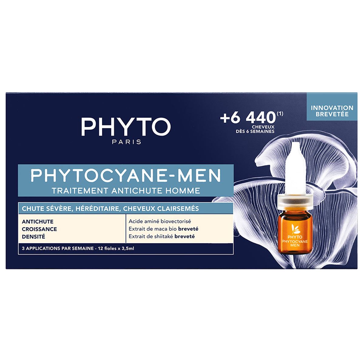 PHYTOCYANE-MEN trattamento anticaduta uomo 12 x 3,5 ml