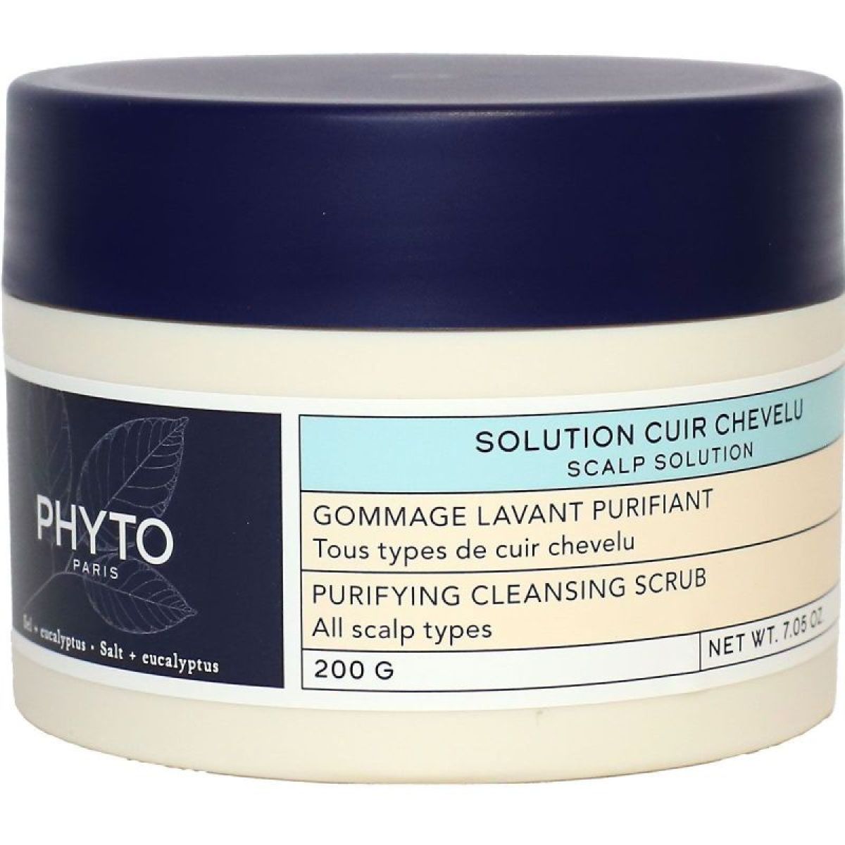 PHYTO SCALP SOLUTIONS maschera purificante esfoliante 200 gr