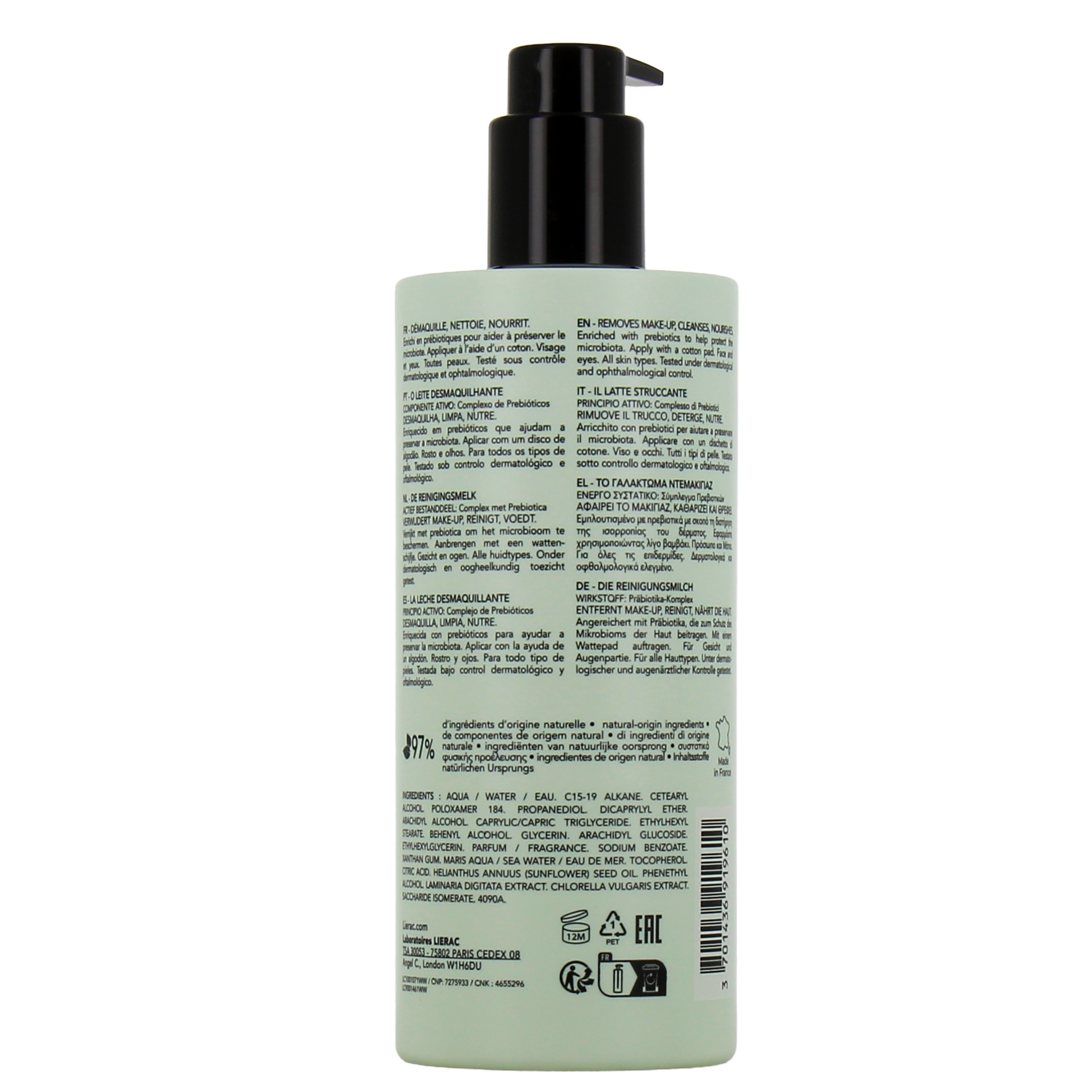 LIERAC LATTE STRUCCANTE 400 ml