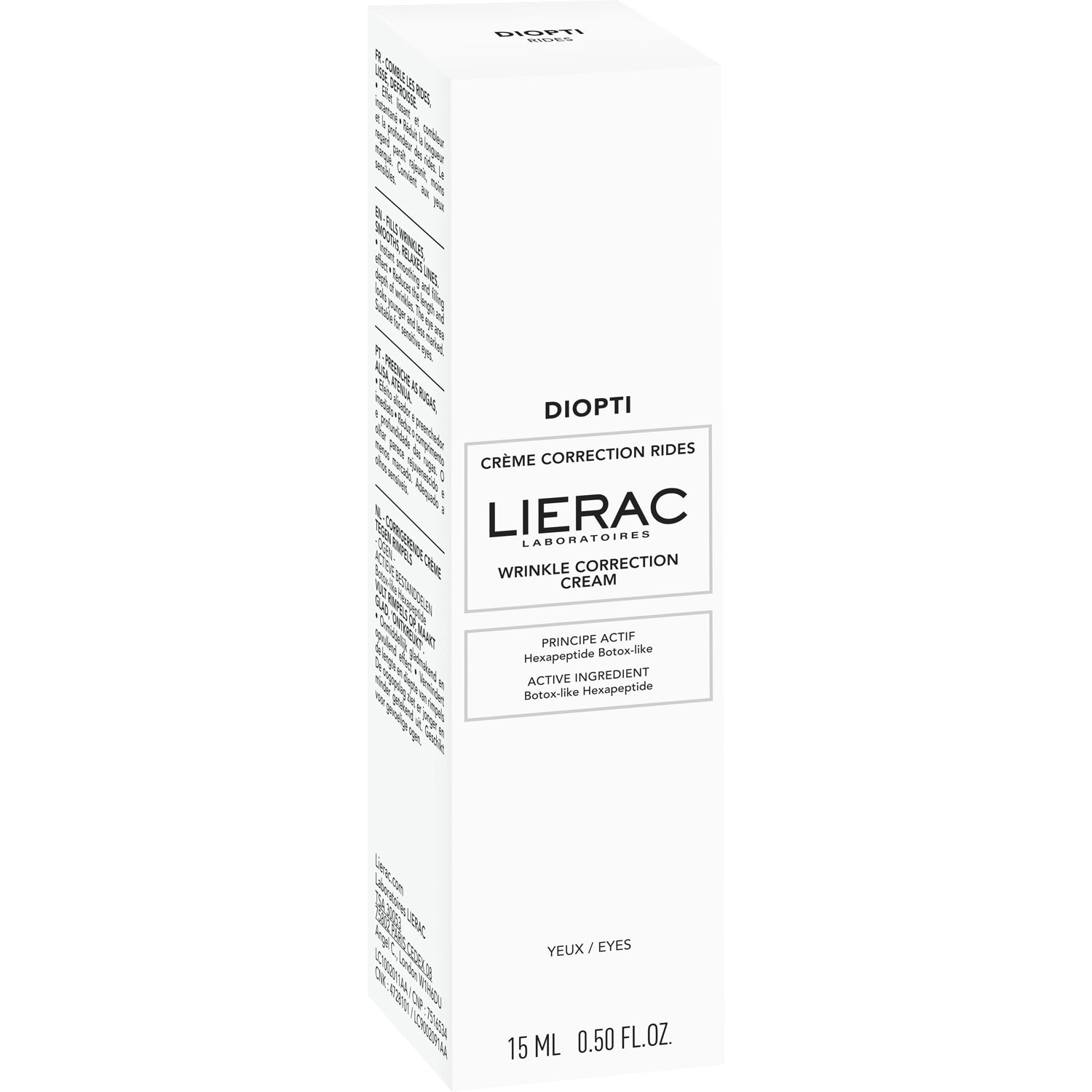 LIERAC DIOPTI crema contorno occhi correzione rughe 15 ml