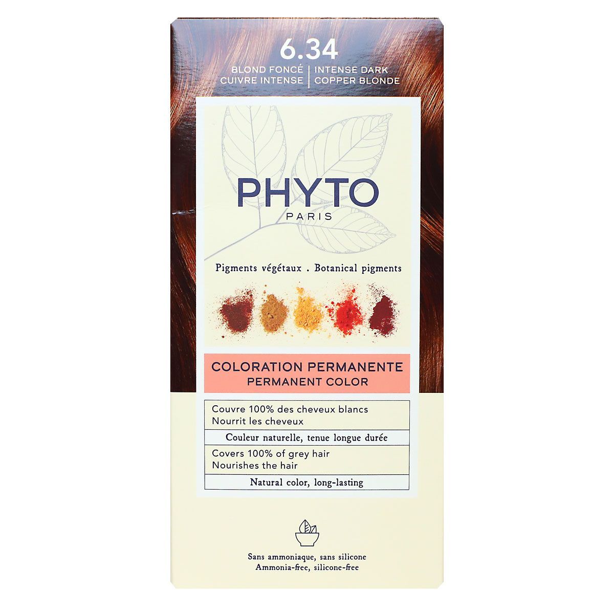 PHYTOCOLOR #6.34 Biondo Rame Scuro per 4 pezzi