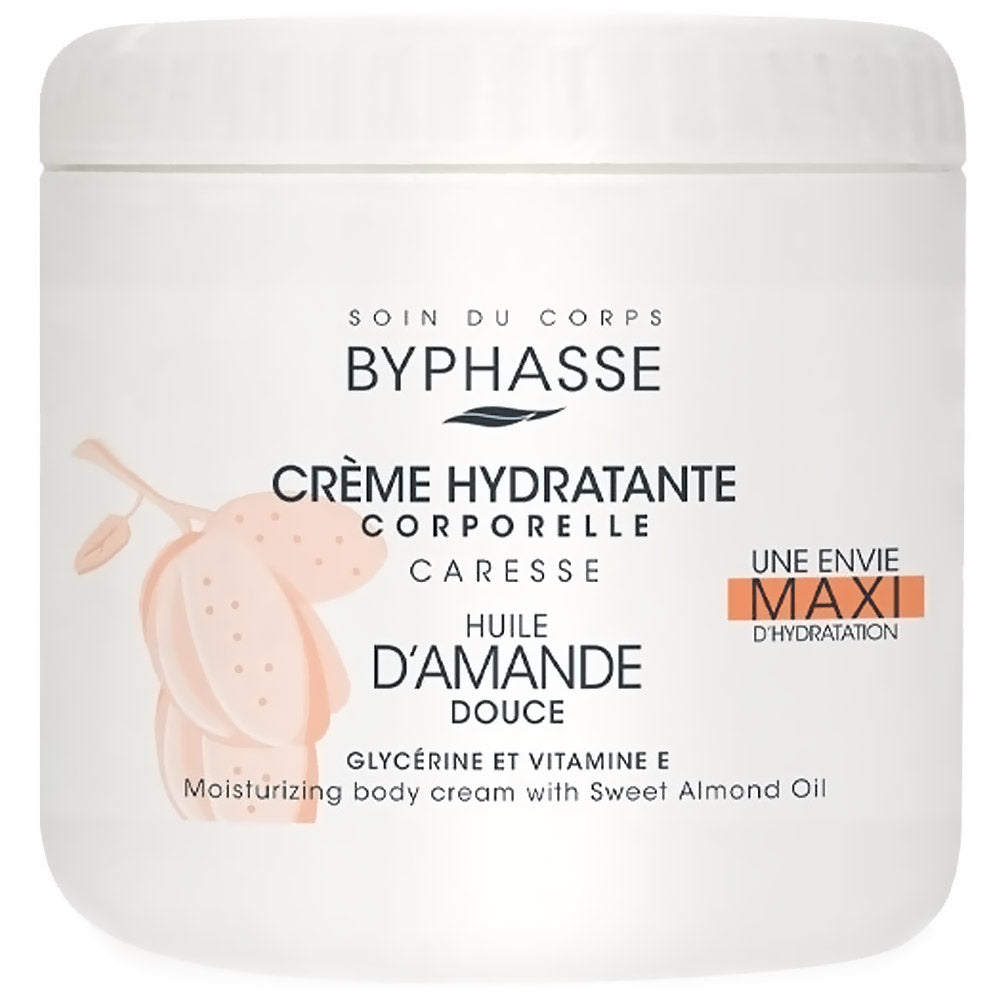 BYPHASSE MOISTURIZING body cream #sweet almond 500 ml