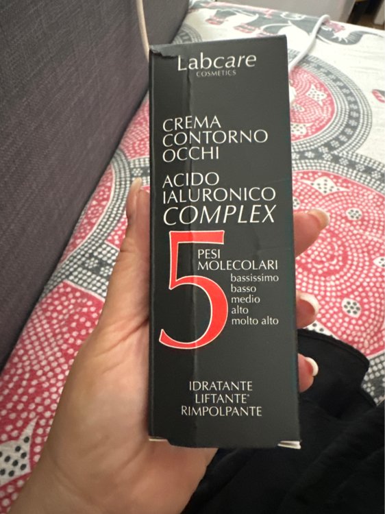 LABCARE Crema Contorno Occhi Acido Ialuronico Complex, 5 pesi molecolari, 15 ml