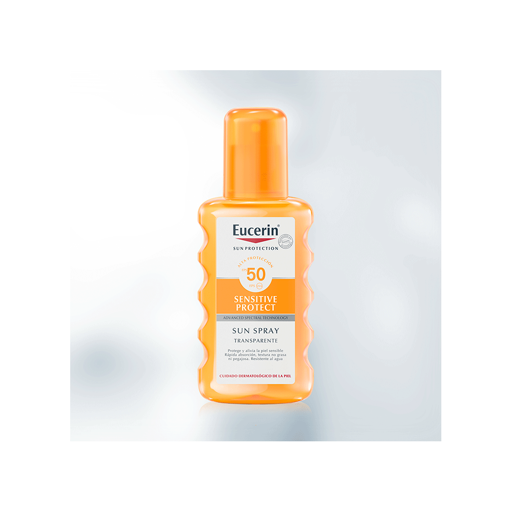 EUCERIN PROTECTION SOLAIRE spray transparent toucher sec huile SPF50+ 200 ml