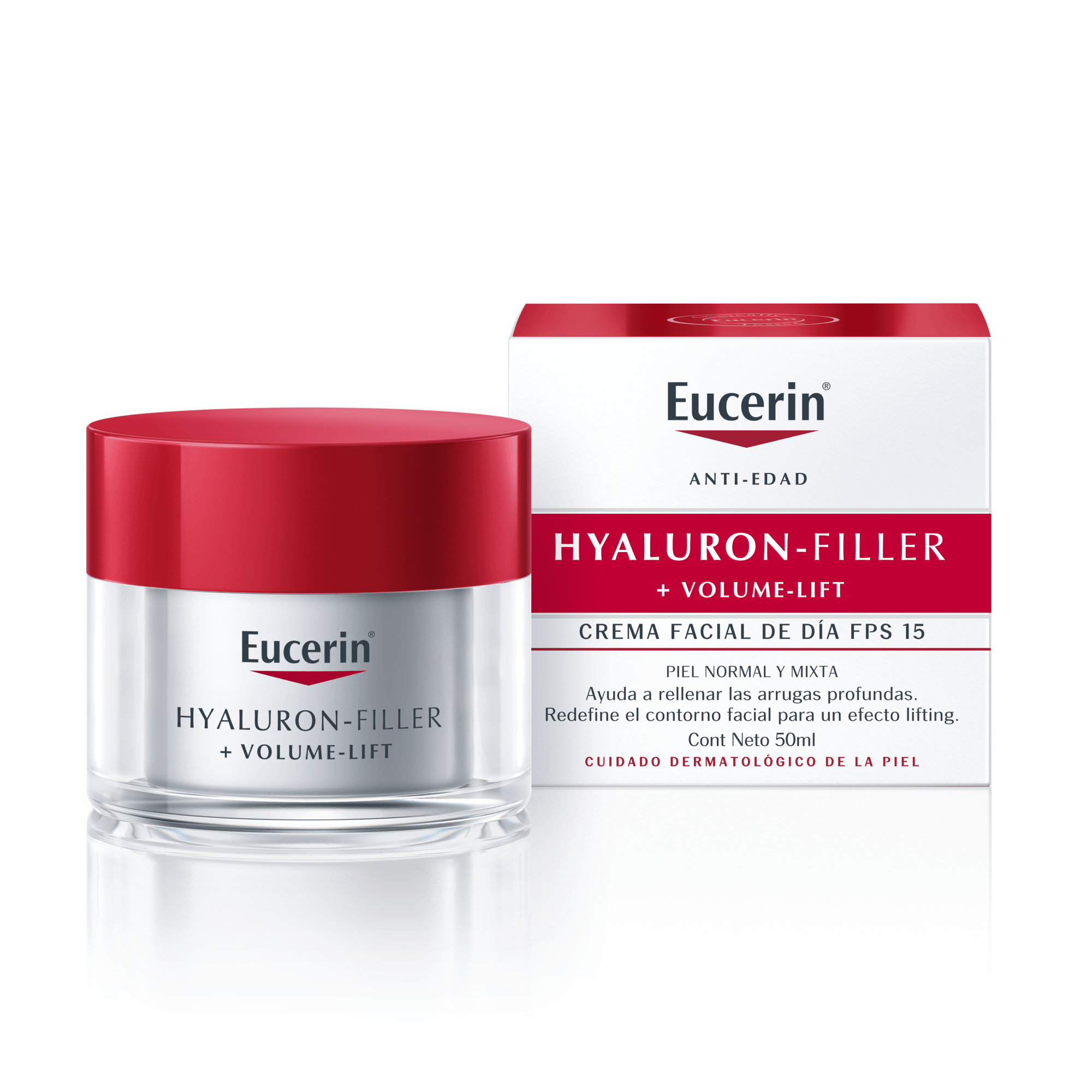 EUCERIN HYALURON FILLER + ELASTICITY Soin de Jour SPF 15 Peaux Normales à Mixtes 50 ml
