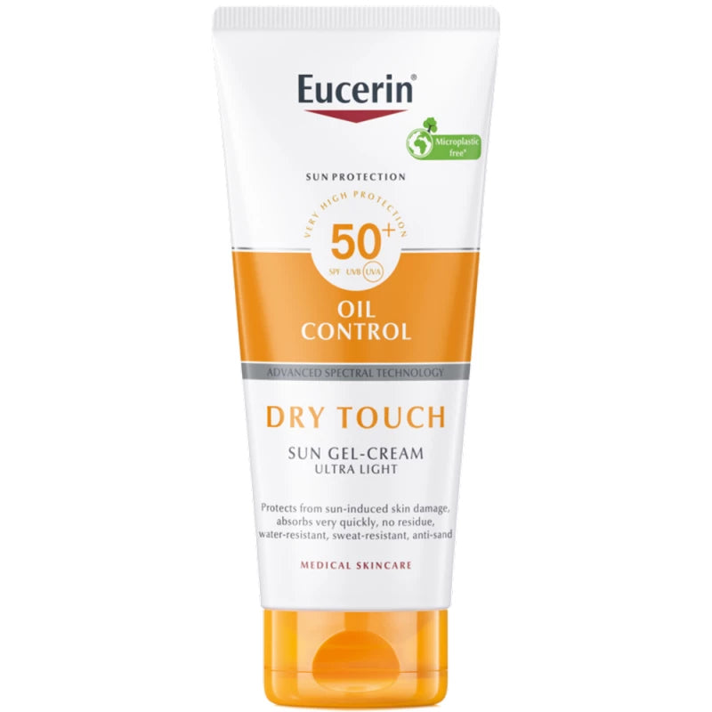 EUCERIN SUN PROTECTION visage OIL CONTROL crème-gel toucher sec SPF 50+ 200 ml