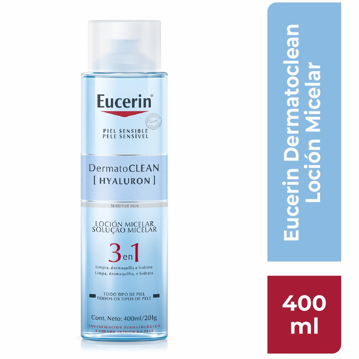 EUCERIN DERMATOCLEAN solution micellaire 400 ml