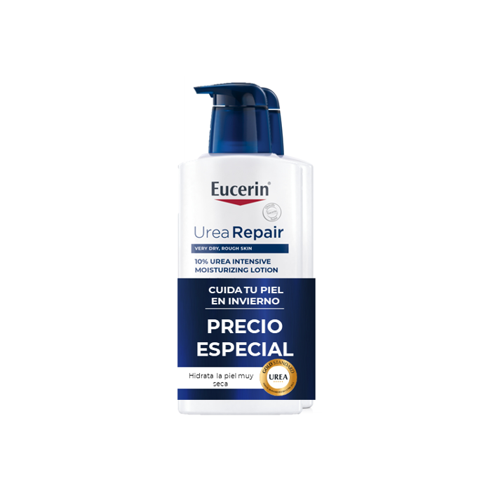 EUCERIN UREAREPAIR PLUS lait hydratant 10% urée lot de 2 x 400 ml