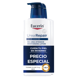 EUCERIN UREAREPAIR PLUS lait hydratant 10% urée lot de 2 x 400 ml