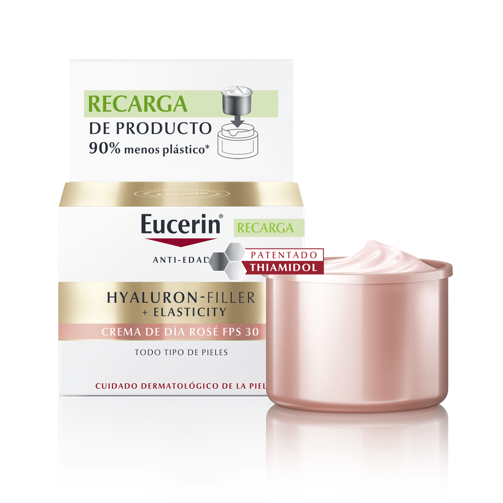 EUCERIN HYALURON-FILLER + elasticity crema giorno rosé SPF 30 ricarica 50 ml