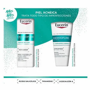 EUCERIN DERMOPURE CLINICAL TRATTAMENTO TRIPLA AZIONE CONFEZIONE 2 pz