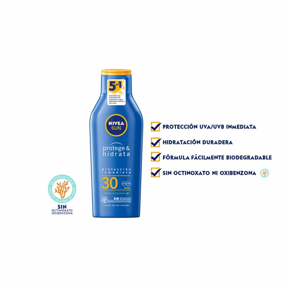 NIVEA SUN PROTEGGE&IDRATA latte SPF30 400 ml