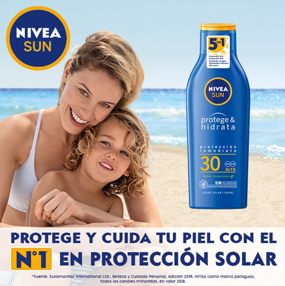NIVEA SUN PROTEGGE&IDRATA latte SPF30 200 ml