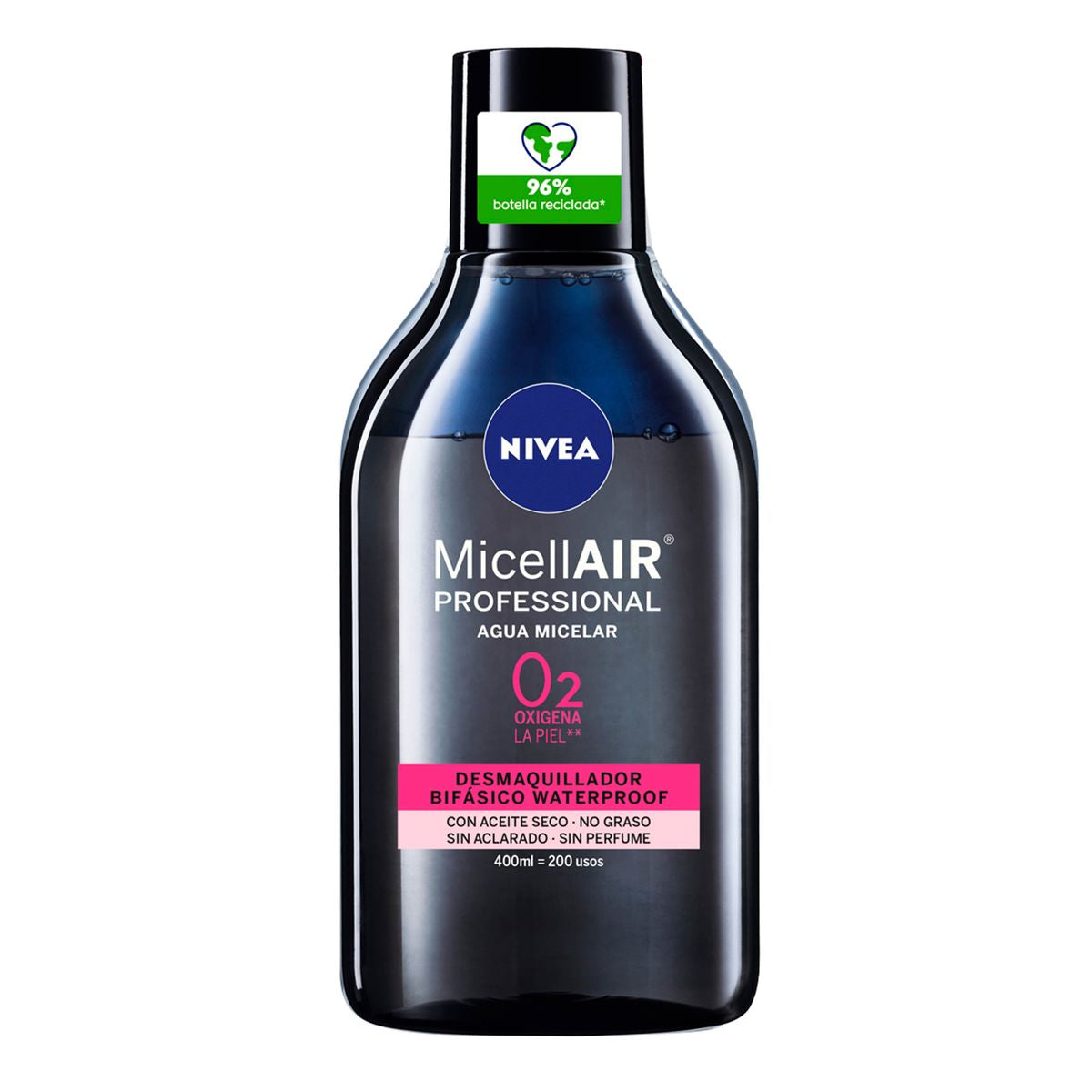 NIVEA PROFESSIONAL EAU MICELLAIRE biphasique waterproof 400 ml