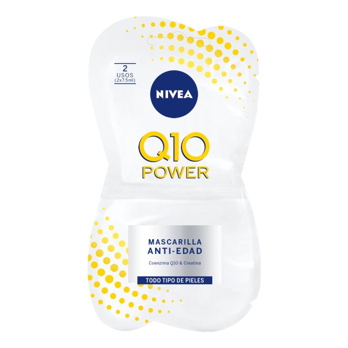 NIVEA Q10 POWER maschera anti-età 2 x 7,5 ml