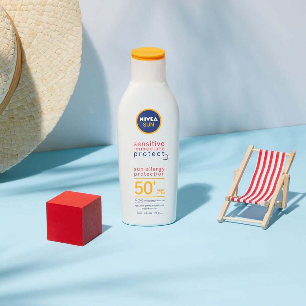NIVEA SUN LAIT SOLAIRE ANTI-ALLERGIES Peaux Sensibles SPF50+ 200 ml