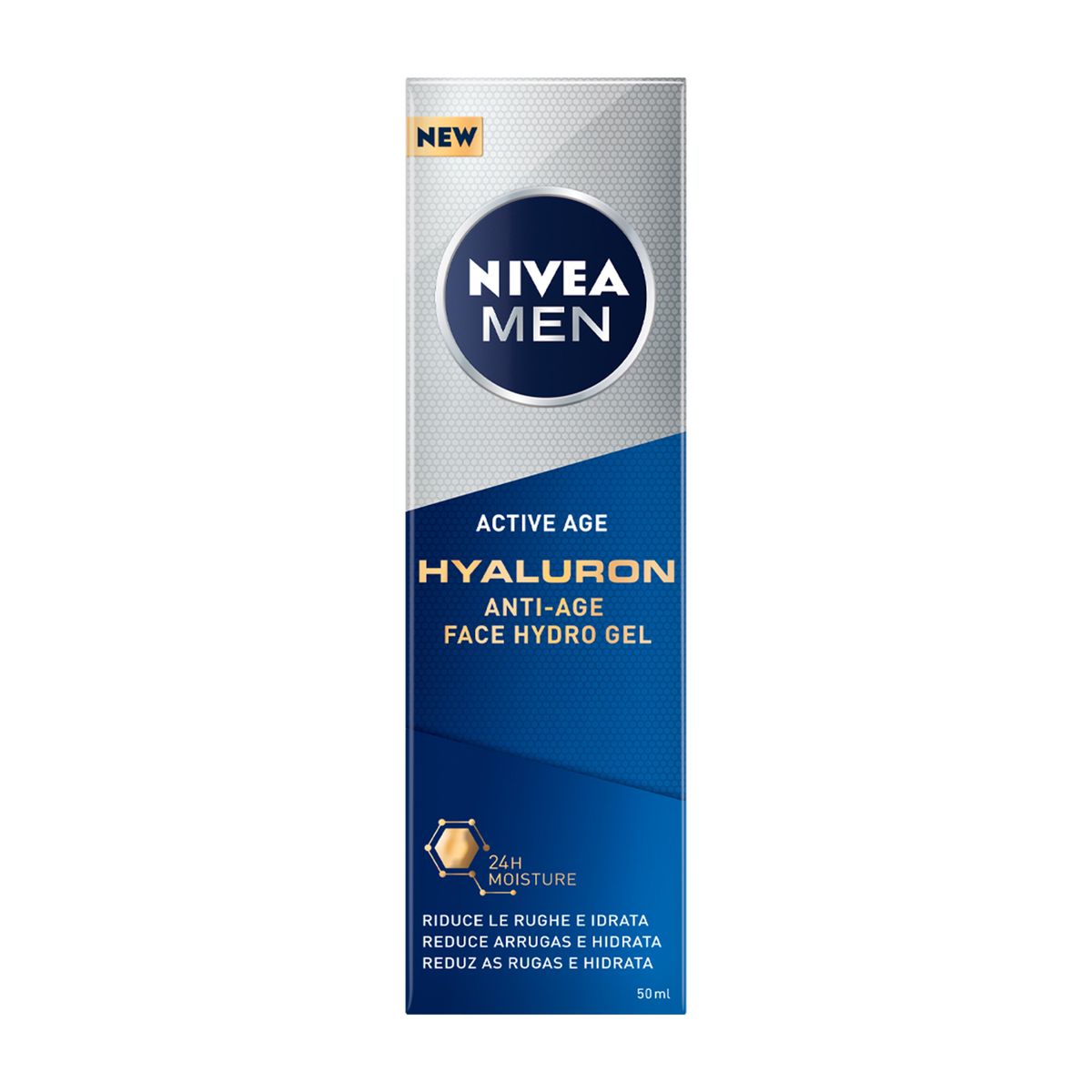 NIVEA MEN ANTI-ETÀ HYALURON gel viso idratante 50 ml