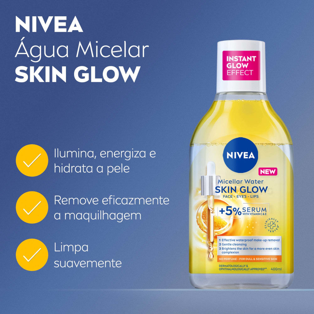 Sérum éclat NIVEA EAU MICELLAIRE 400 ml