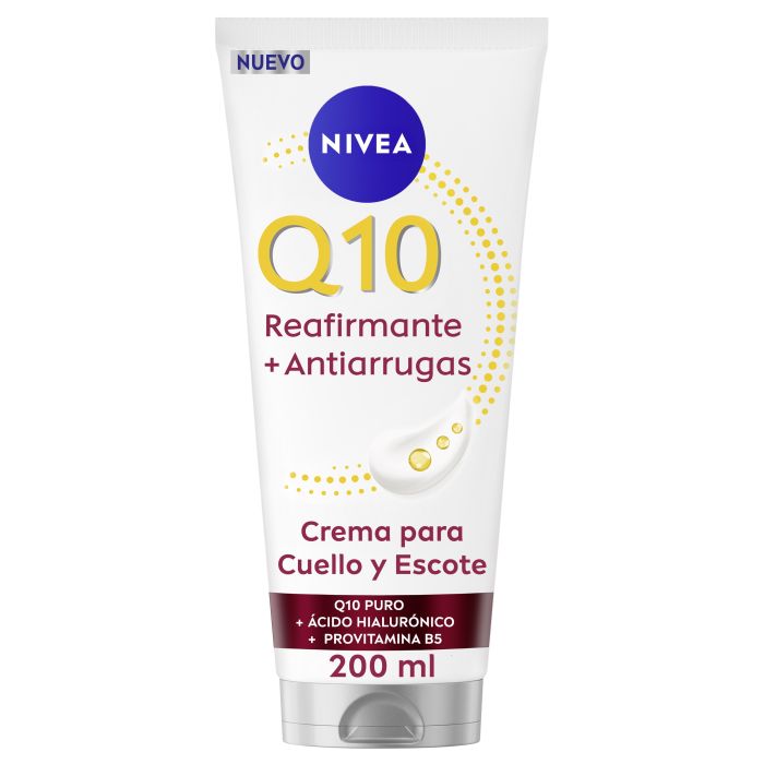 NIVEA Q10+ Crema Rassodante Antirughe per collo e décolleté 200 ml