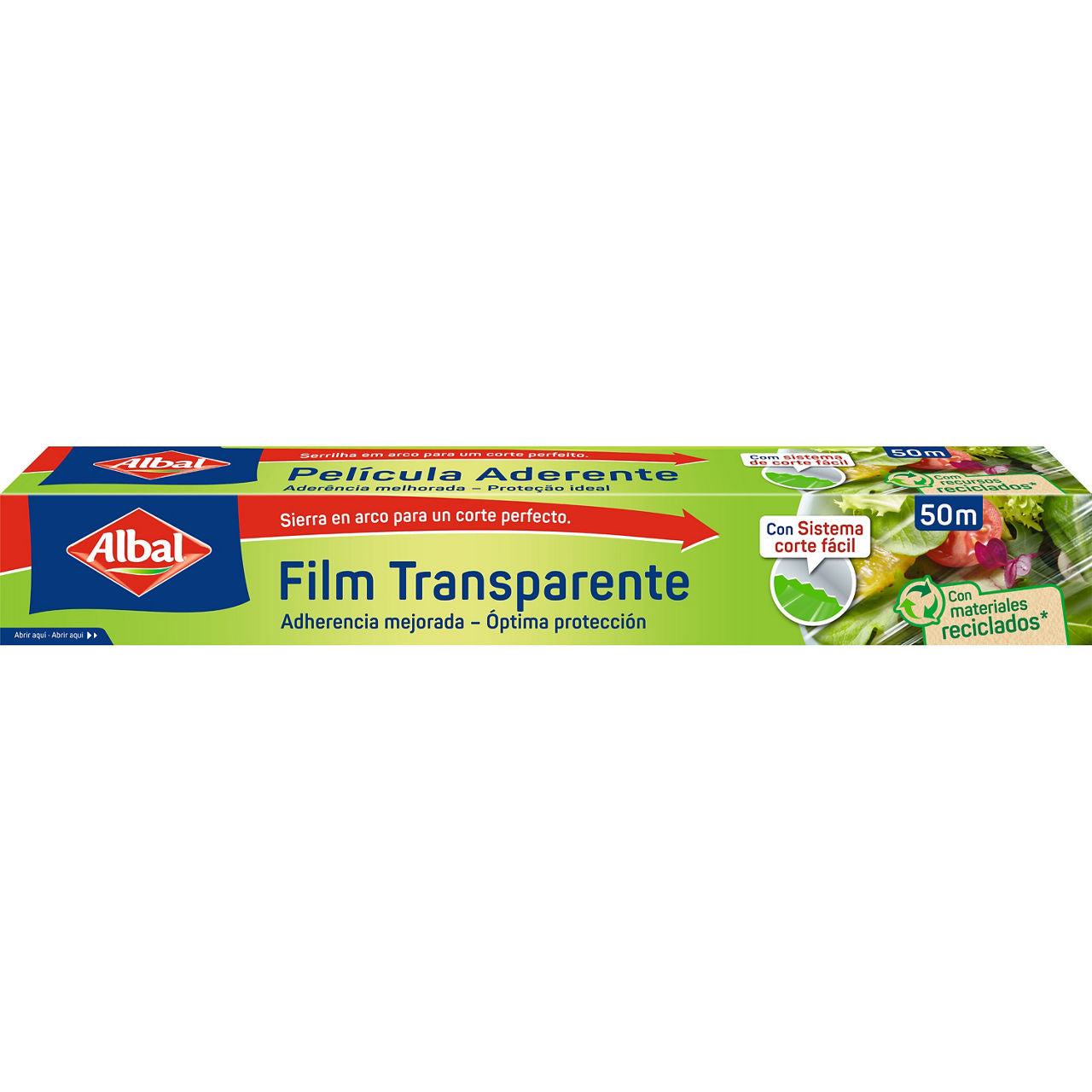 ALBAL FILM TRANSPARENTE con sistema corte fácil 50 metros