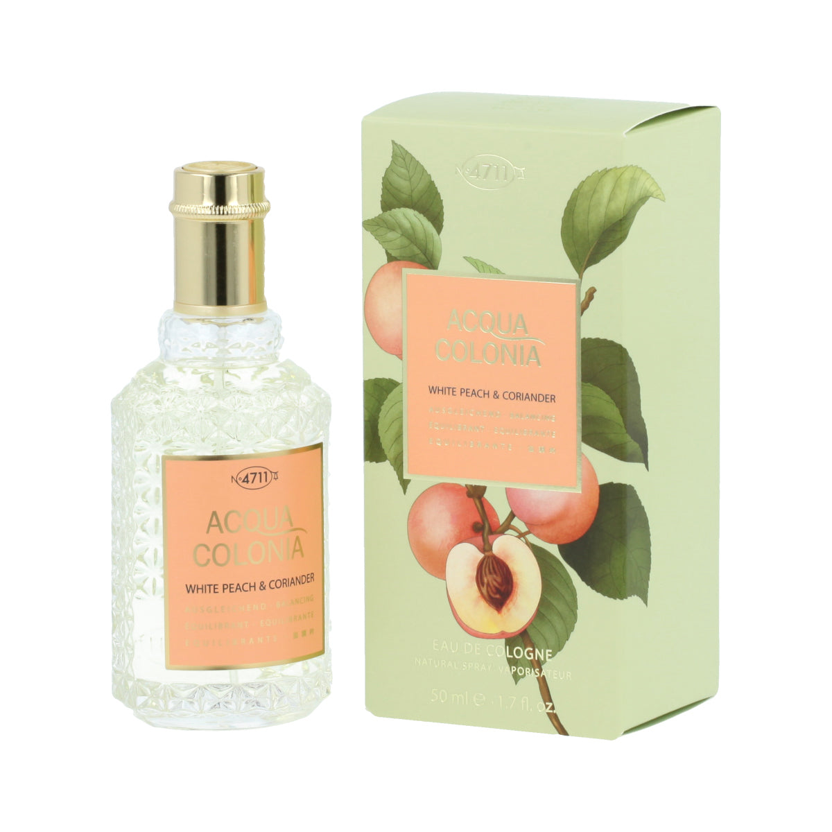 4711 ACQUA COLONIA WHITE PEACH & CORIANDER eau de cologne spray 50 ml