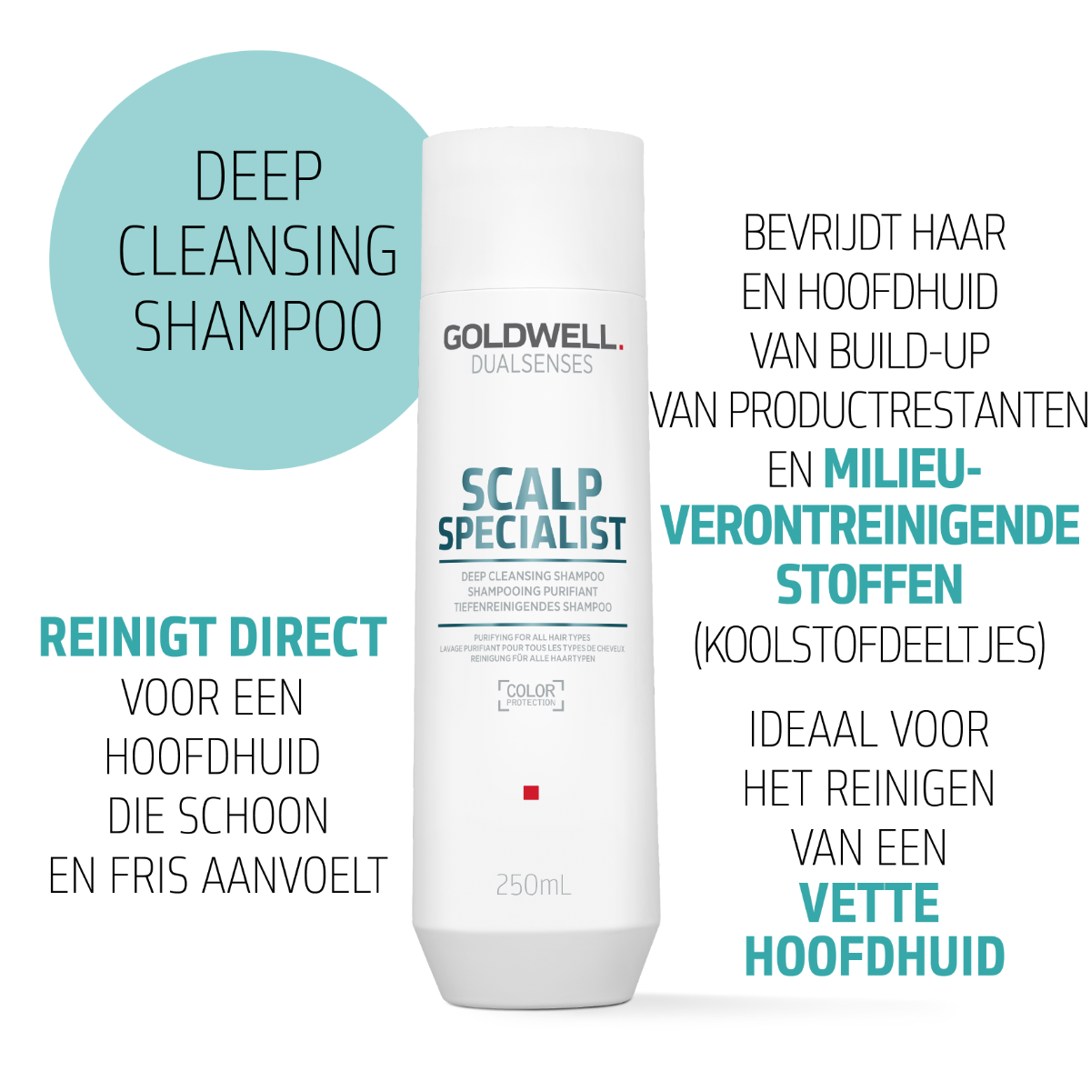 GOLDWELL SCALP SPECIALIST deep cleansing shampoo 250 ml