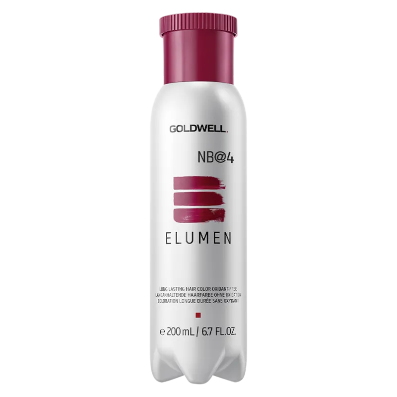 GOLDWELL ELUMEN long lasting hair color oxidant free #NB@4 200 ml