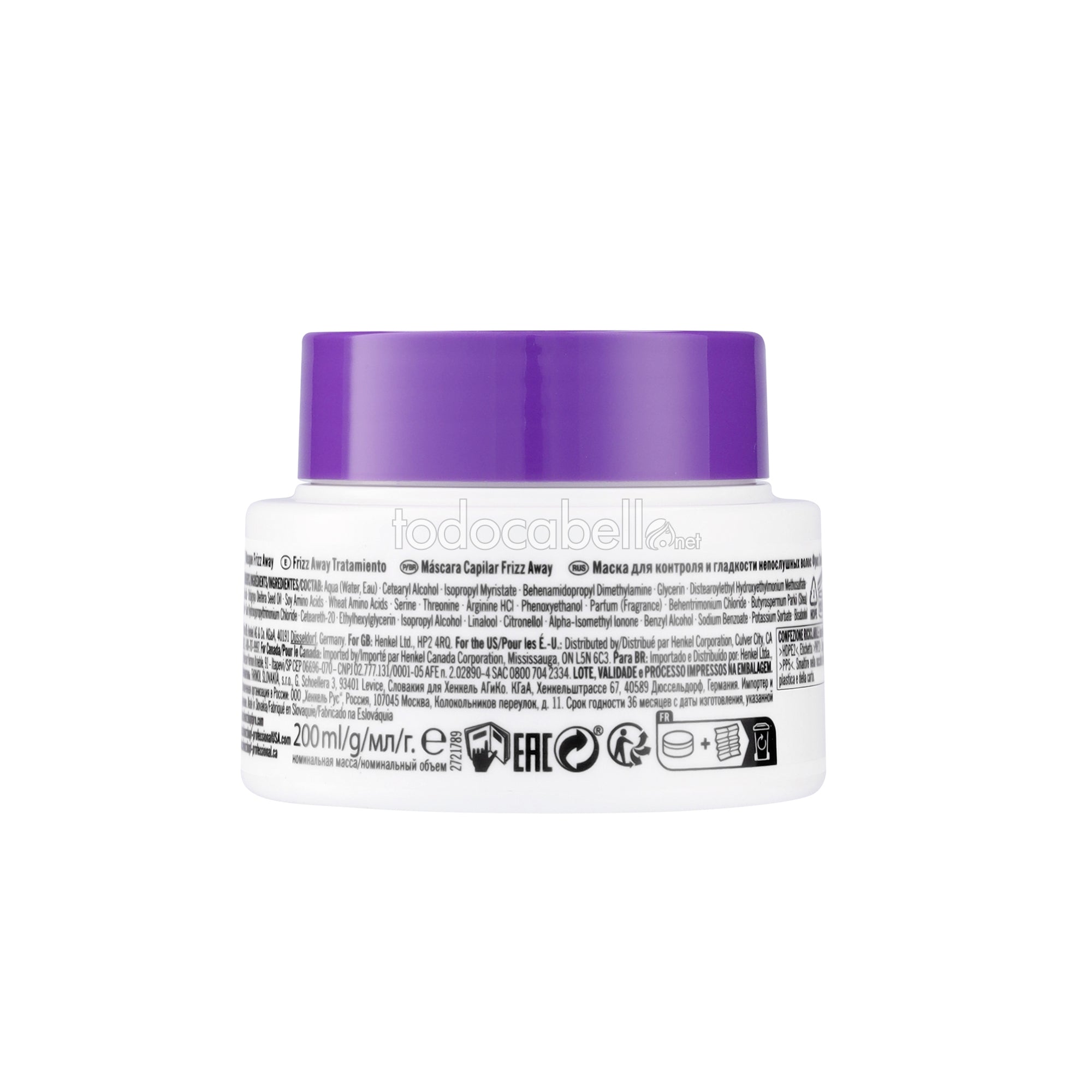 SCHWARZKOPF BC FRIZZ AWAY traitement 200 ml