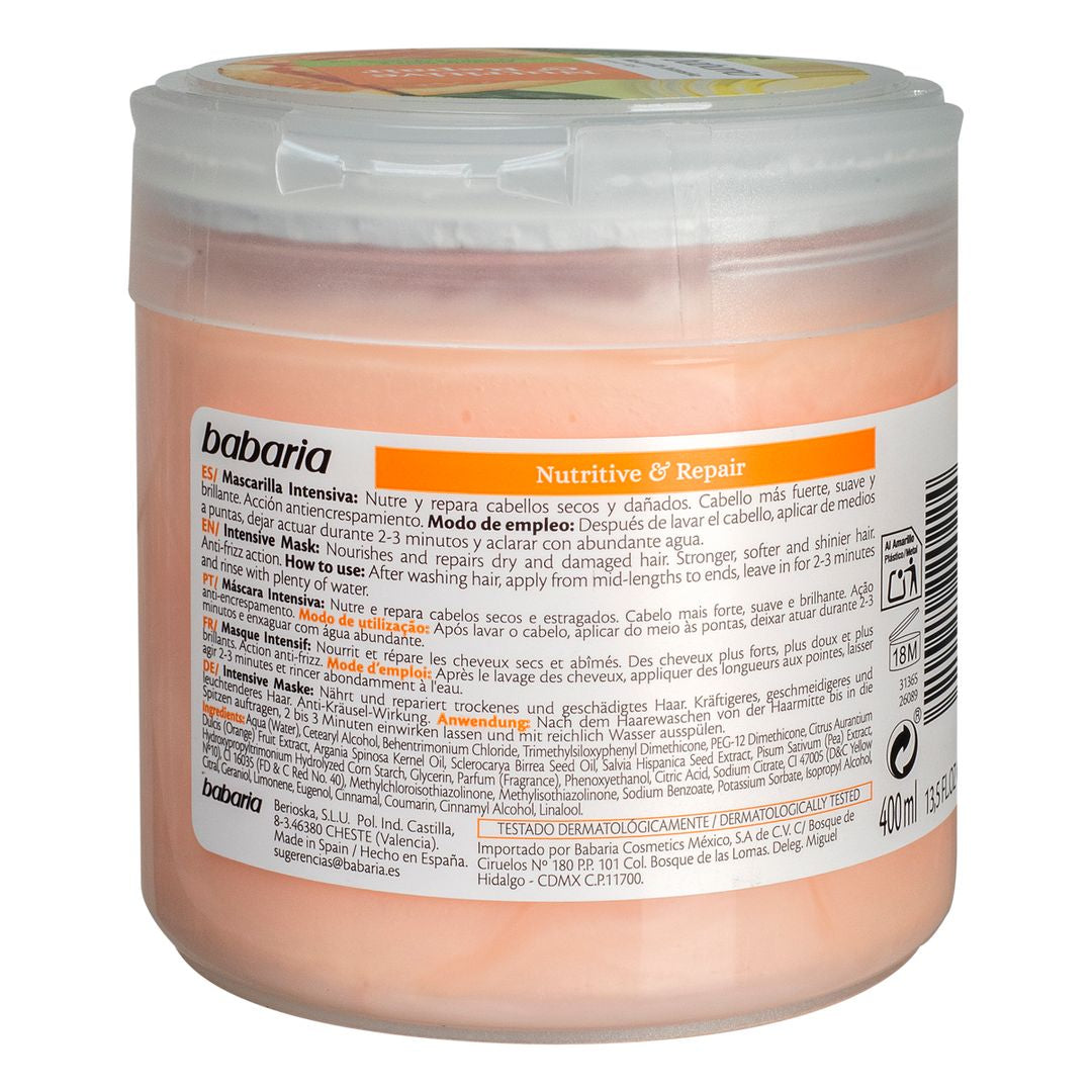 BABARIA VINAGRE champú protección natural cabello 600 ml