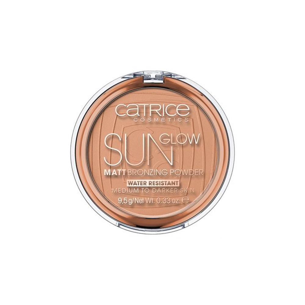 CATRICE SUN GLOW MATT cipria abbronzante #035-bronzo universale