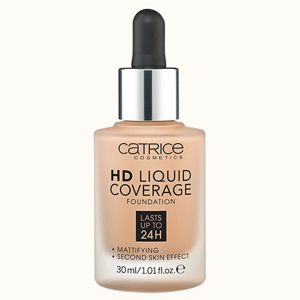 FONDOTINTA LIQUIDO COPRENTE CATRICE HD lunga durata fino a 24 ore #032-Nude Beige 30 ml
