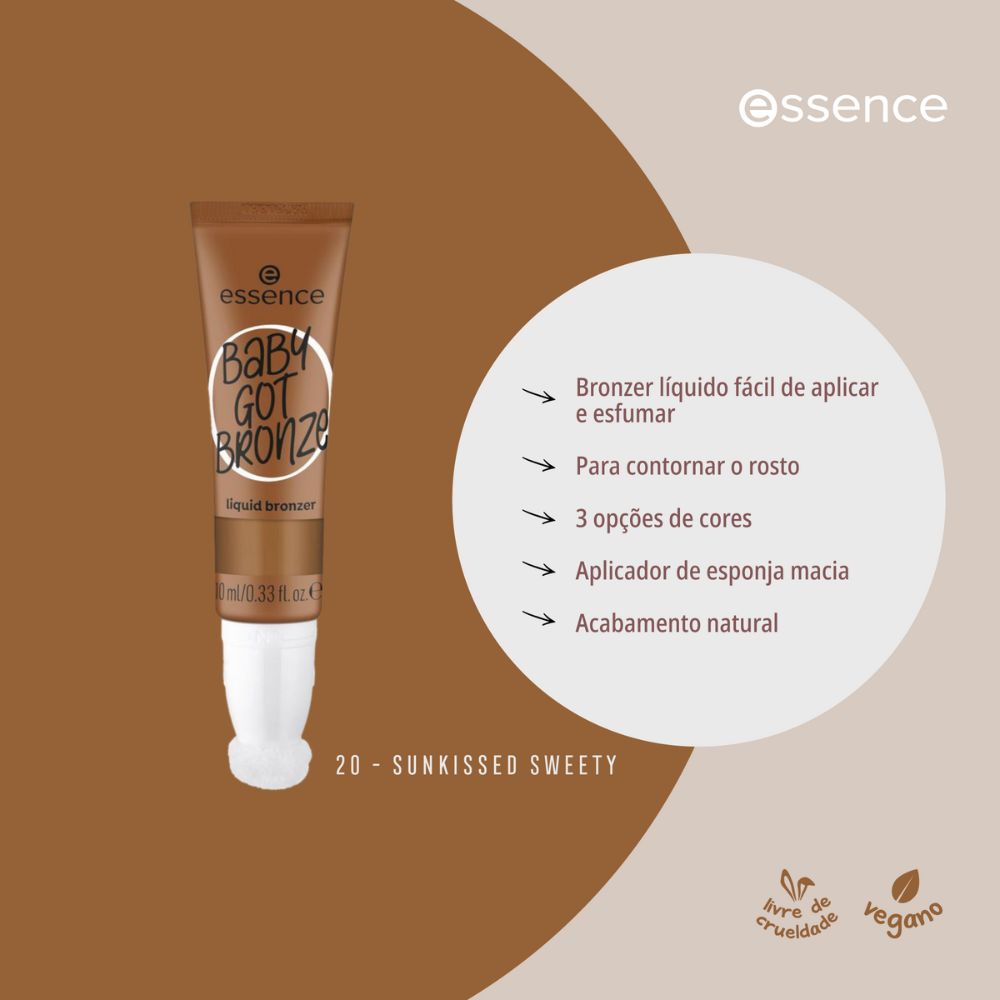 ESSENCE BABY GOT BRONZE Bronzer Liquido #20-Sunkissed Sweety 10 ml