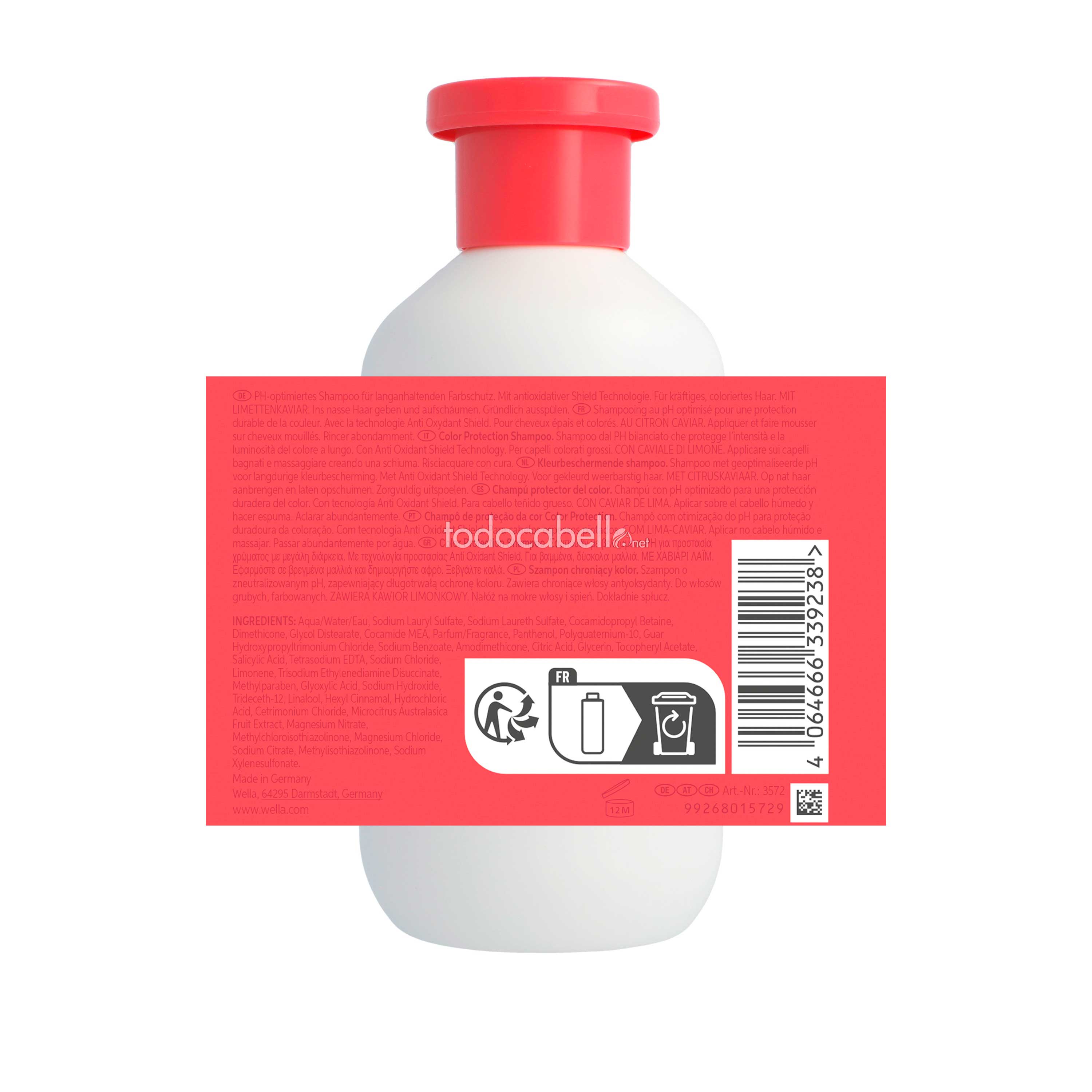 WELLA PROFESSIONALS INVIGO COLOR BRILLIANCE Shampoing Protection Couleur Cheveux Fins ou Normaux 300 ml