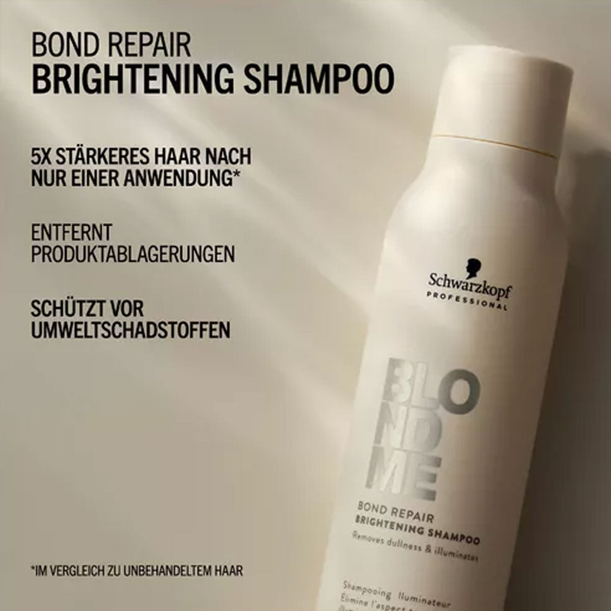 SCHWARZKOPF BLONDME BOND REPAIR Shampoo Illuminateur 300 ml