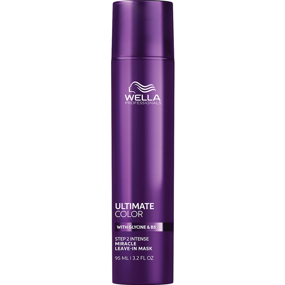 WELLA PROFESSIONALS ULTIMATE COLOR maschera senza risciacquo miracolosa - lucentezza e colore vibrante per capelli colorati 95 ml