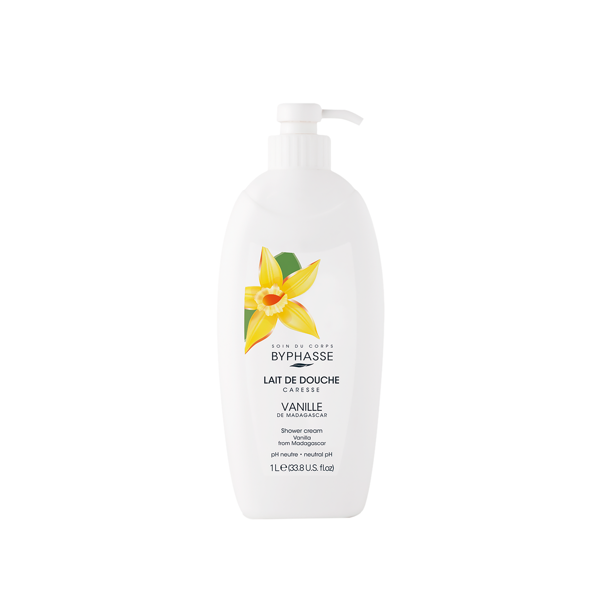 BYPHASSE CARESSE vanilla shower cream 1000 ml