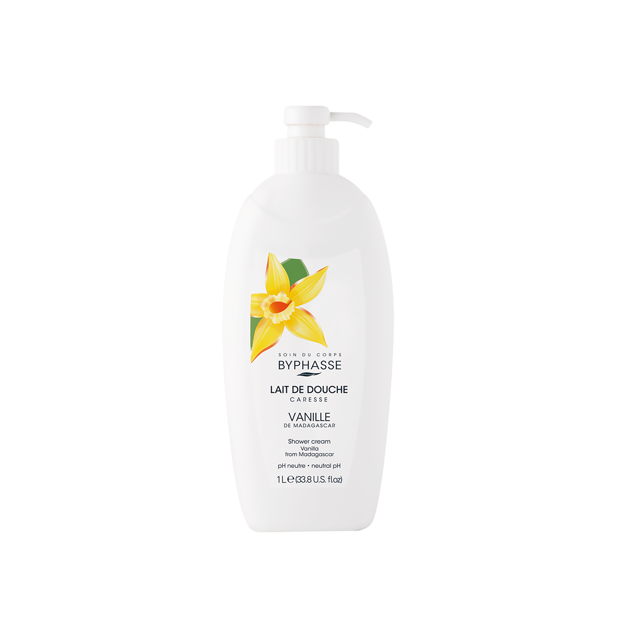 BYPHASSE CARESSE vanilla shower cream 1000 ml